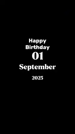 Hbd 1 september 2025