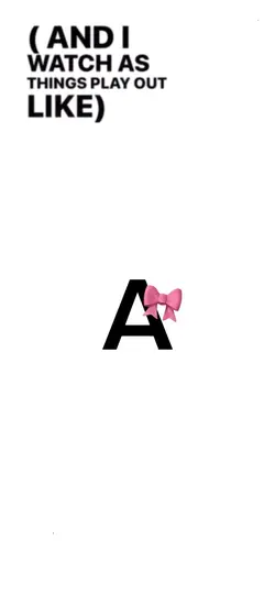 I love A