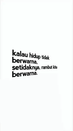 Setidaknya rambut kt