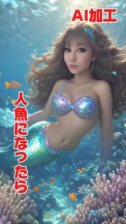 人魚になったら AI加工