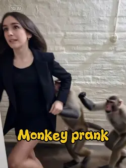 Monkey prank