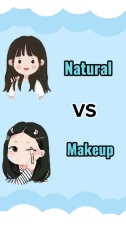 Natural vs Makeup