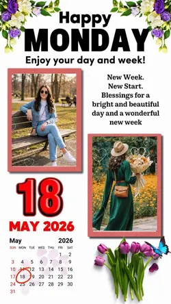 Monday 18 May 2026