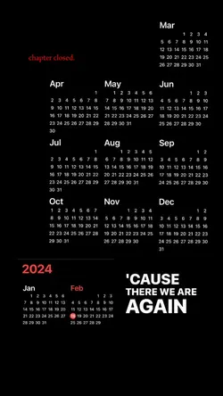 CALENDAR ALL TO WELL