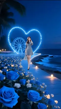 rose blue 