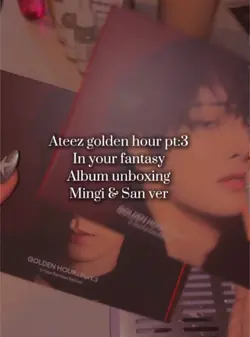 Ateez album unboxing
