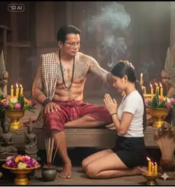 ลุงคาถา ใช้ 2 ภาพai