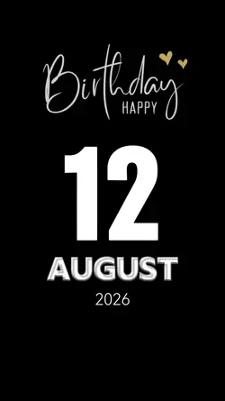 birthday 12 aug 2026