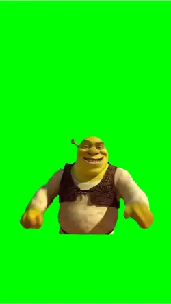 Happy Shrek Walking