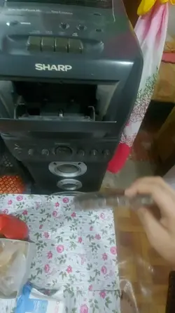 Cassette on a Radio
