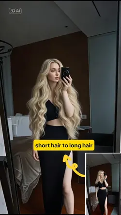 super long hair