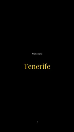 Welcome to Tenerife
