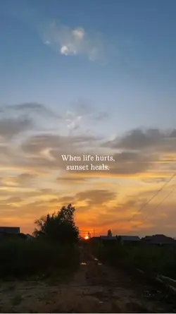 Sunset heals