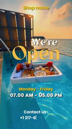 WE'RE OPEN