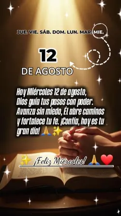 HOY 12 D AGOSTO 2026
