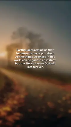 Earthquakes remind