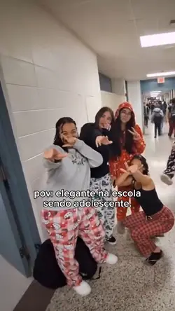 elegante na escola 