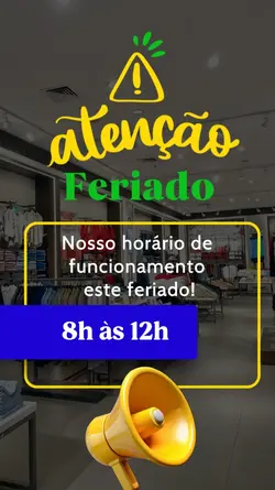 Aviso de feriado