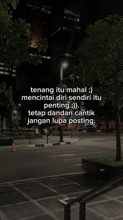 tenang itu mahal