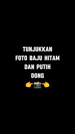 Spil baju hitam dan