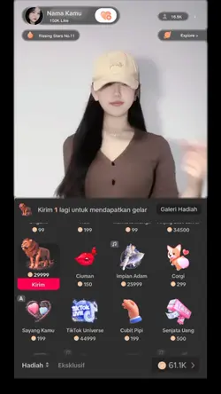 GIFT SINGA TIKTOK 