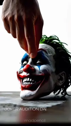 A clown 