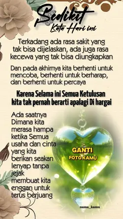 Terkadang ada rasa 