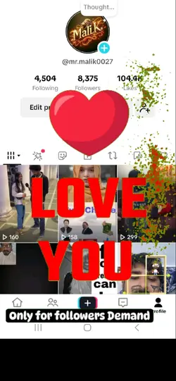 I love you 