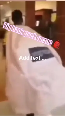 Big back pack meme 🎒