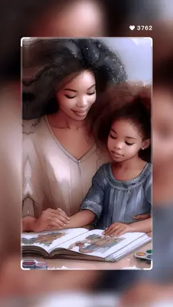 Mother and daughter 