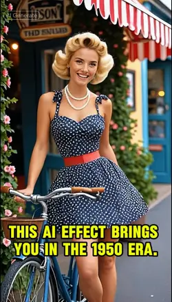 AI 1950 retro style 