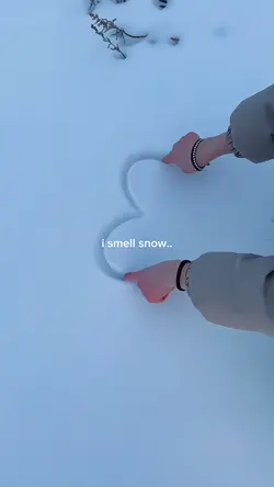 i smell snow