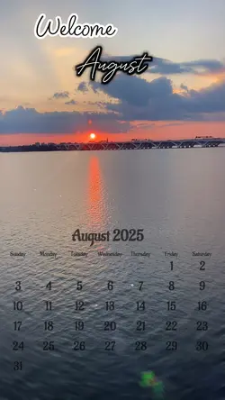 Welcome  August 