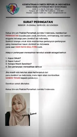 5. surat peringatan!