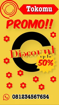 Diskon 50 %