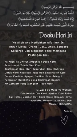 Doaku hari ini