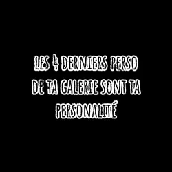 Les 4 derniers perso