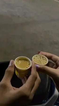 Tea time with friend