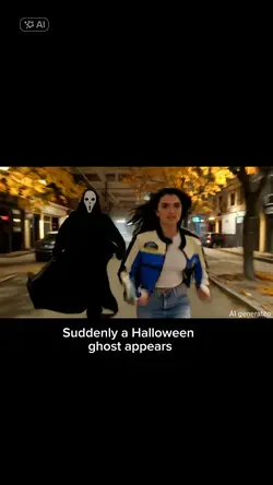 chased by a ghost