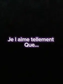 Je laime tellement..