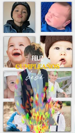 Feliz cumple bebé 