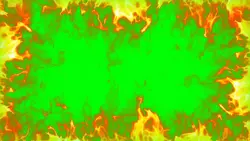 FIRE GREENSCREEN