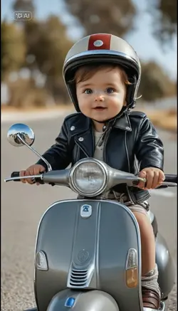 baby ride vespa