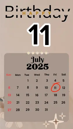 birthday 11 July