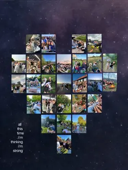 collage heart photo