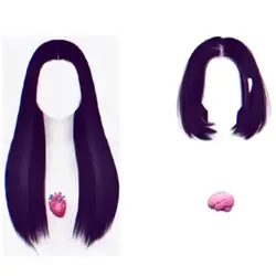 long and short hair 
