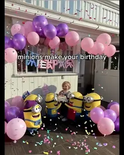 AI birthday Minions