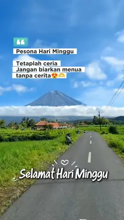 selamat hari Minggu