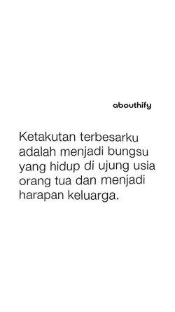 ketakutanku 