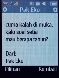 cuma kalah dimuka